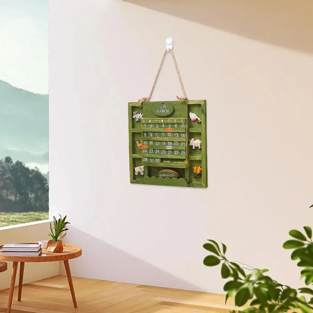 Date Record Multi Grids Restaurant Shop Wall Hanging Decor Bedroom Decor Stuffs