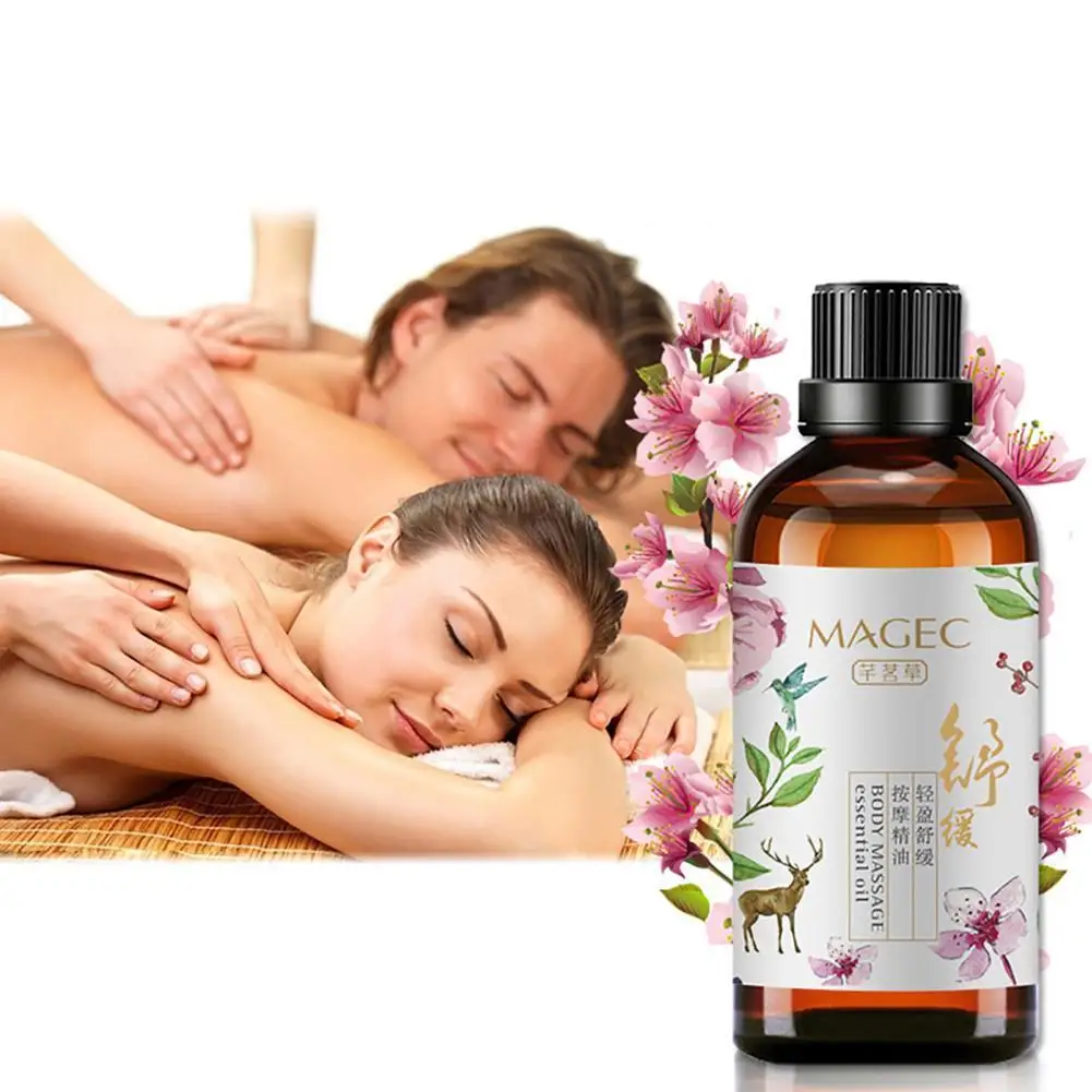 

30/100ml Natural Body Essential Oil Relax For Scrape Therapy Improve Sleep SPA Massage Massage Essential Oil Body Skin Care