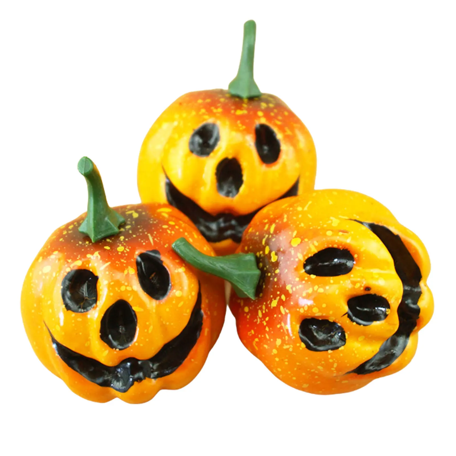 

6Pcs Mini Fake Pumpkins Decorative Pumpkins For Farmhouse Rustic Fall Thanksgiving Halloween Tabletop Centerpiece Decoration