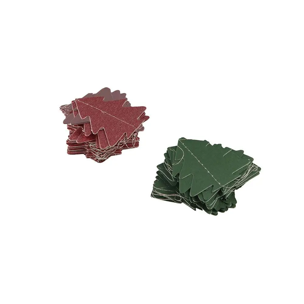 Зеленая рождественская елка подвесная гирлянда праздничная лесная тема