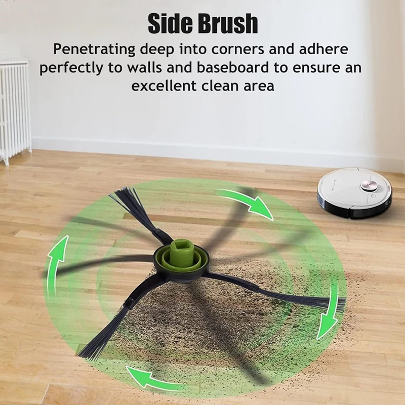 Для Ecovacs DEEBOT T8+ / T8 AIVI Max N8 Plus Pro Замена пылесоса Основная боковая щетка Фильтр