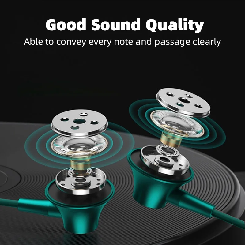 Проводные наушники-вкладыши Hi-Fi Type-C 3 5 мм для USB C цвет в ассортименте