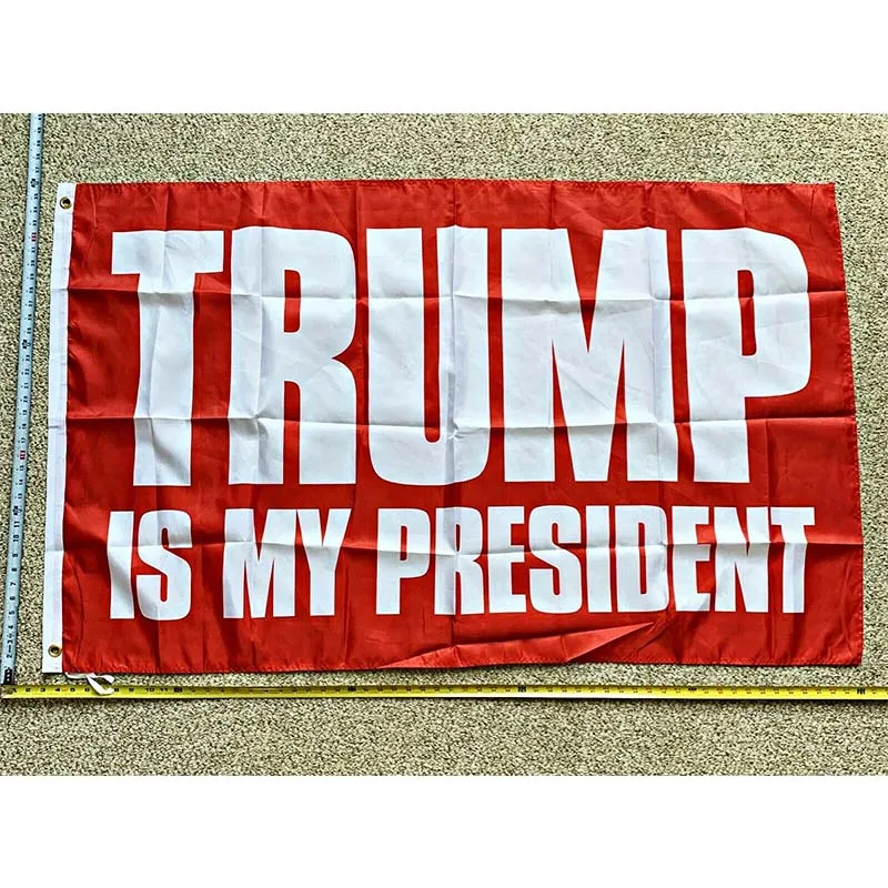 

Donald Trump Flag FREE SHIPPING Trump Is My President Red Army Navy Police 3x5' yhx0365
