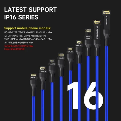 Универсальный кабель для ремонта телефона MECHANIC POWER, 5000+, тест на долговечность, утолщенный медный сердечник для iPhone 8G-16Pro Max и HW Mate 30-60