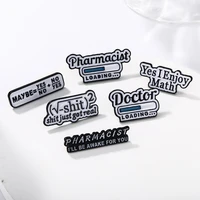 enjoy math enamel pins fun formula brooches lapel badges fashion jewelry gifts for students friend wholesale pin