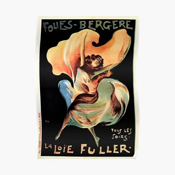 Фоли Bergere La Loie Fuller Paris Caba постер украшение стены комнаты картина домашняя живопись