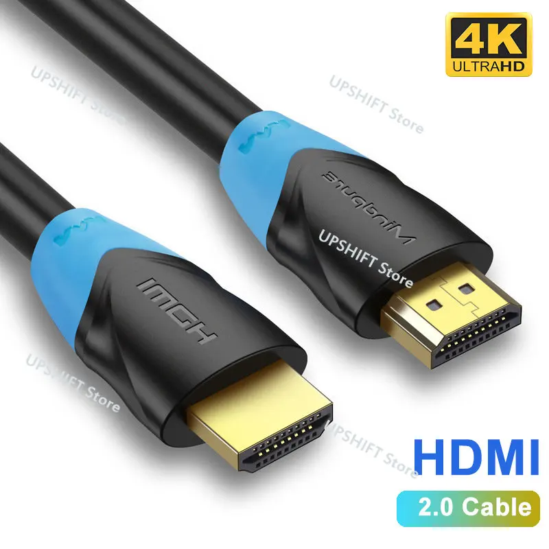 

HDMI Cable 4K 2.0 Cable HDMI To HDMI 20"-200" Cable 60Hz Video Audio Cable for Apple TV PS4 Splitter Switch Box All HDMI Devices