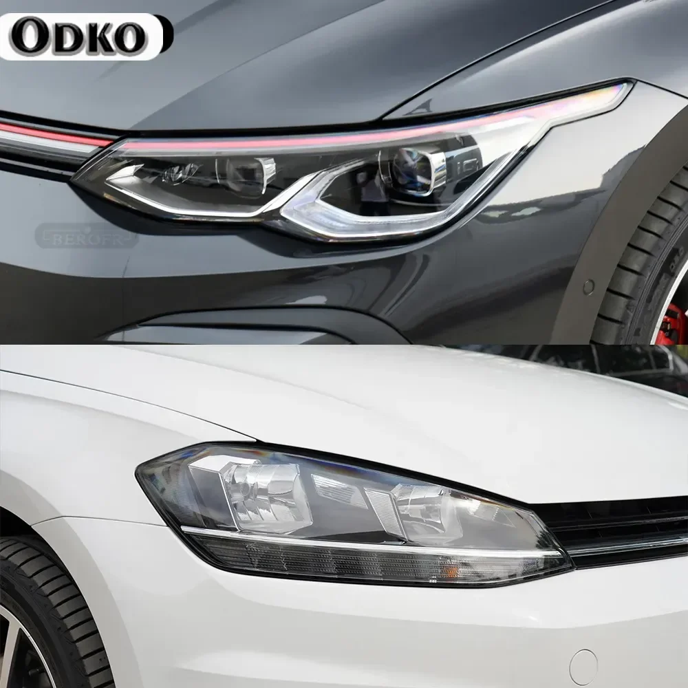 Тинт для автомобильной фары Черная защитная пленка прозрачная наклейка из ТПУ