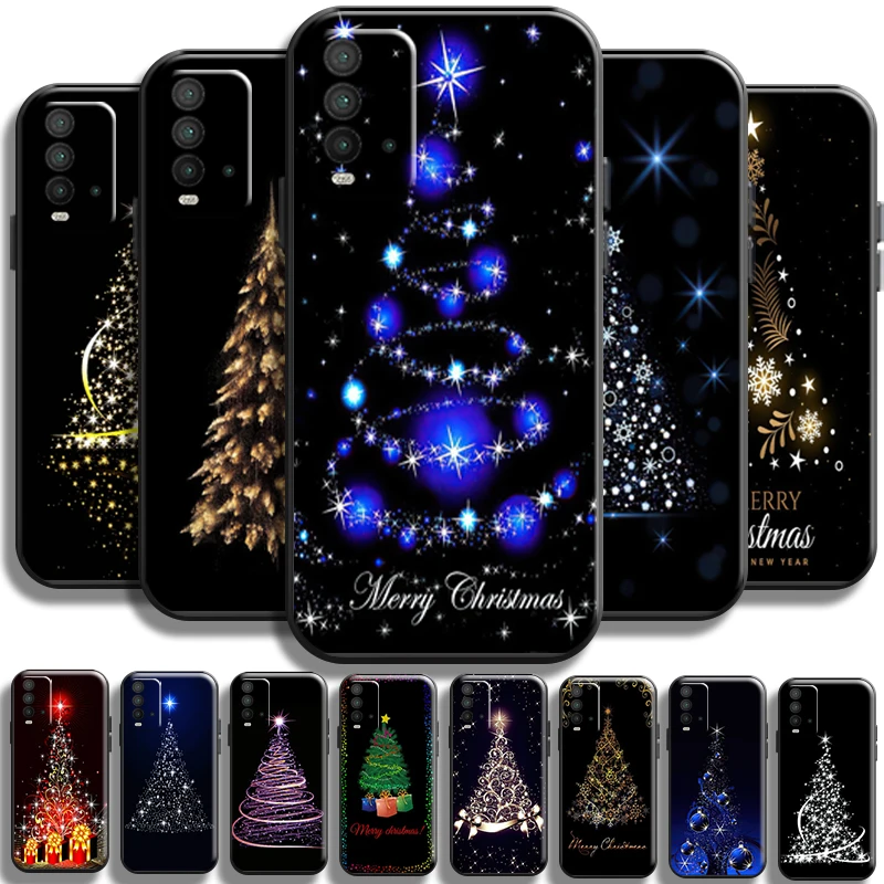 

Merry Christmas Tree Deer Phone Case For Xiaomi Poco M3 PRO 5G For POCO X3 Pro NFC X3 F3 GT Case Full Protection Shockproof TPU
