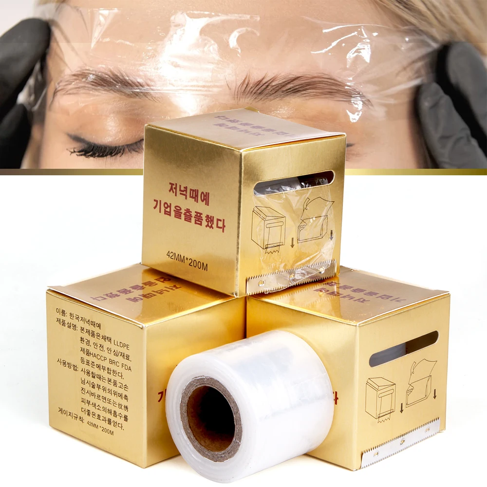 

Eyelash Remover Clear Wrap Cover Tattoo Eyebrow Preservative Film Eye Use False Eyelashes Extension Microblading Makeup Tools
