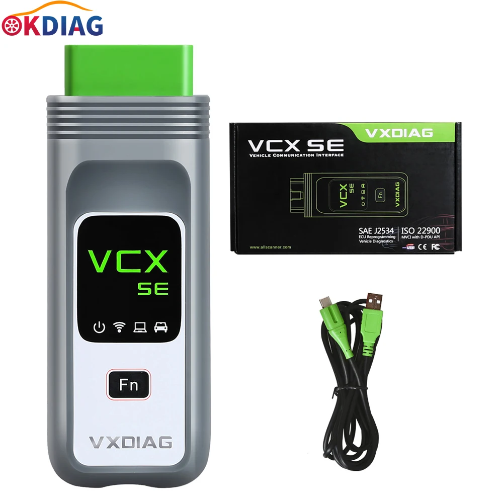 VXDIAG VCX SE for BMW For Mercedes WIFI OBD2 diagnostic tools Supports ECU Programming Online Coding VCX SE for Benz