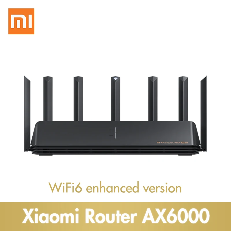 

Xiaomi AX6000 AIoT Router WiFi 6 6000Mbps Dual-Band Support OFDMA Mesh Network with 6 Wifi External Signal Amplifier