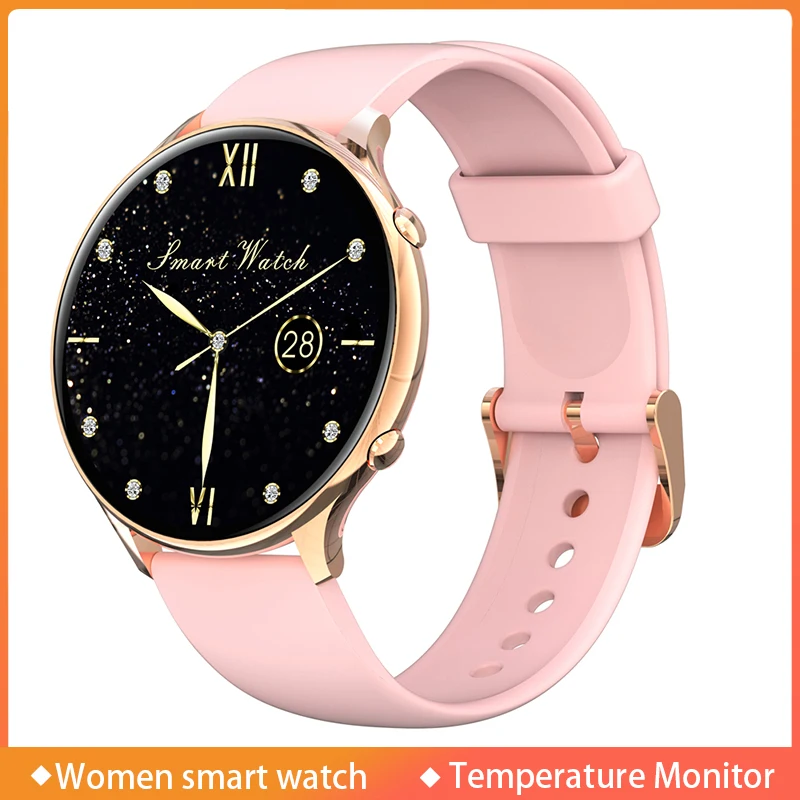 New  Xiaomi  Mijis Smart Watch Women HD Screen Blood Pressure Temperature Monitor Fitness Sports Bracelet Couple Smart Watch