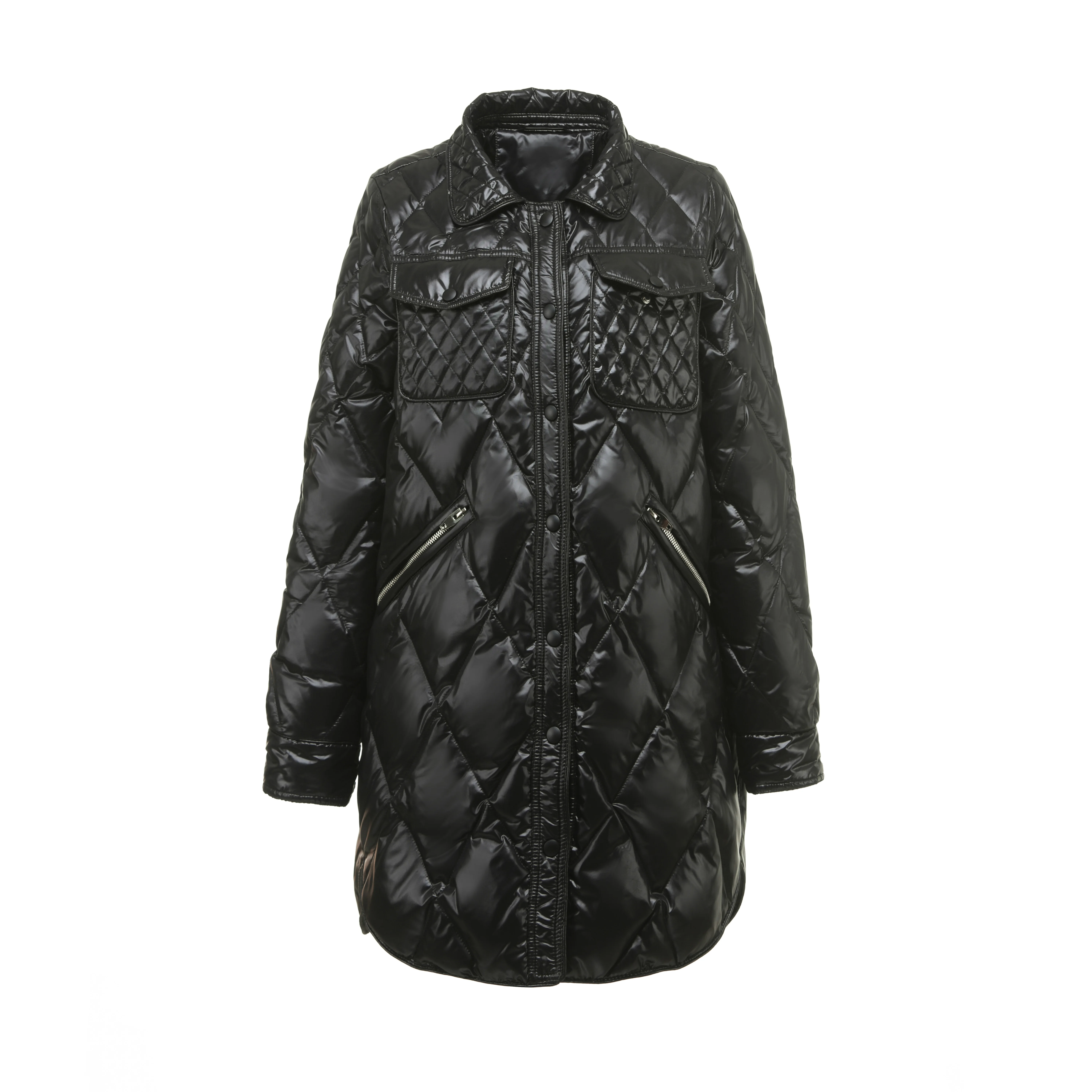 New Women Long Down Jacket Casual Style Autumn Winter Coats And Parkas Female Outwear