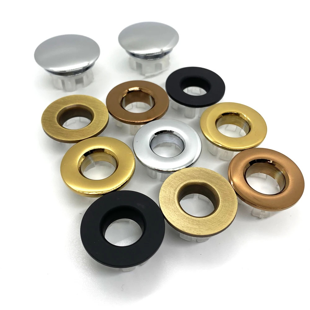 Отделочная Крышка для раковины латунное кольцо в ванной комнате фильтр