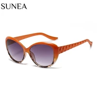 retro cat eye sunglasses women fashion brand designer pineapple mirror frame shade uv400 men trending contrast color sun glasses