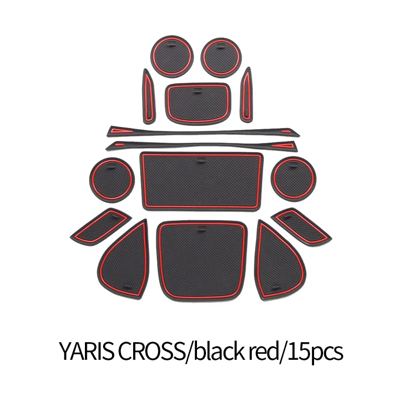 

Прокладка дверного слота с правым рулем для Toyota YARIS CROSS 2020, противоскользящая, грязеотталкивающая, износостойкая, устойчивая к царапинам автомобильные аксессуары