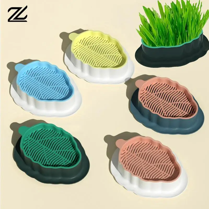 

Набор для выращивания кошек, горшок для гидропонных систем, домашних животных, прорастающая трава для кошек, начальное блюдо для пищеварения, тепличная коробка для выращивания, 1 комплект