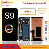 5 8 original amoled for samsung galaxy s9 g960 g960f g960u lcd display touch screen digitizer for galaxy s9 screen replacement