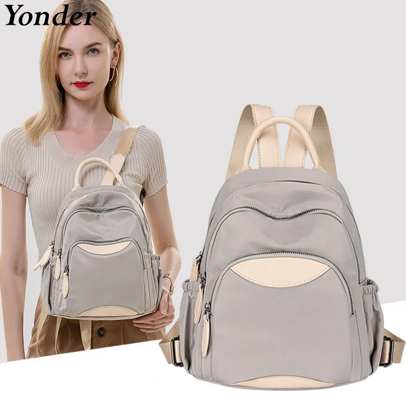 

Strong Nylon Cloth Everyday Stylish Backpack Female 2022 Small Casual Bagpack Bag Backpack for Women Teenager Girl Day Back Pack