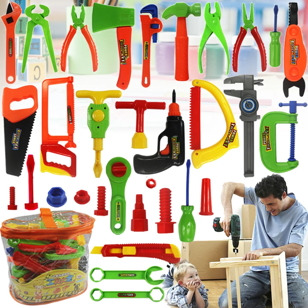

32pcs Repair Tools Role Play Pretend Play Playset Set for Toddler Kids Children