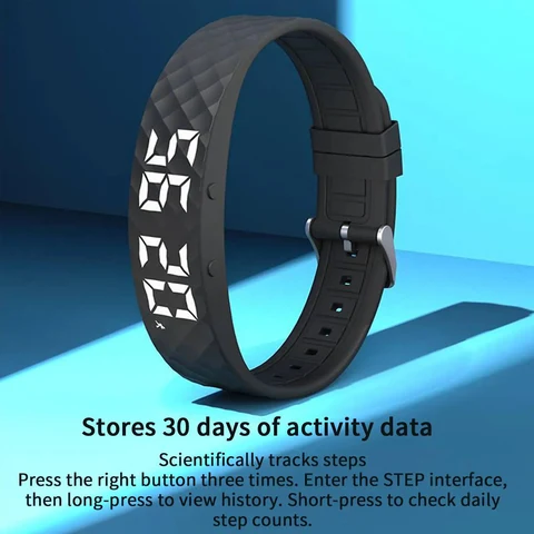 Вибрационные умные часы-будильники  для взрослых