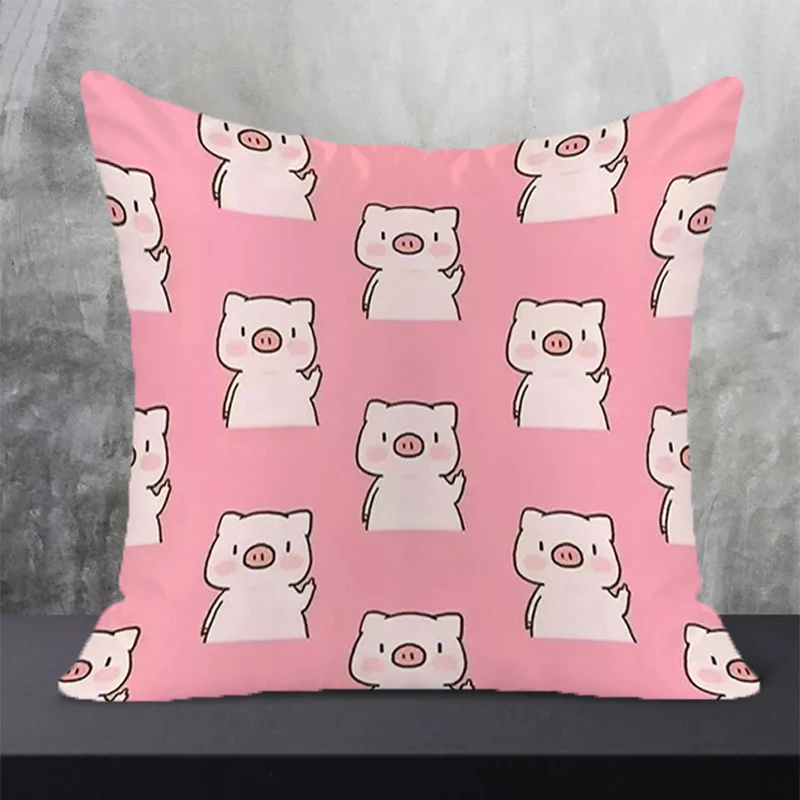 

Cute Animals Decorative Pillows for Sofa Furniture Cushions Square Double Sided Printing Pillow Cover Pillowcase Covers Cushion