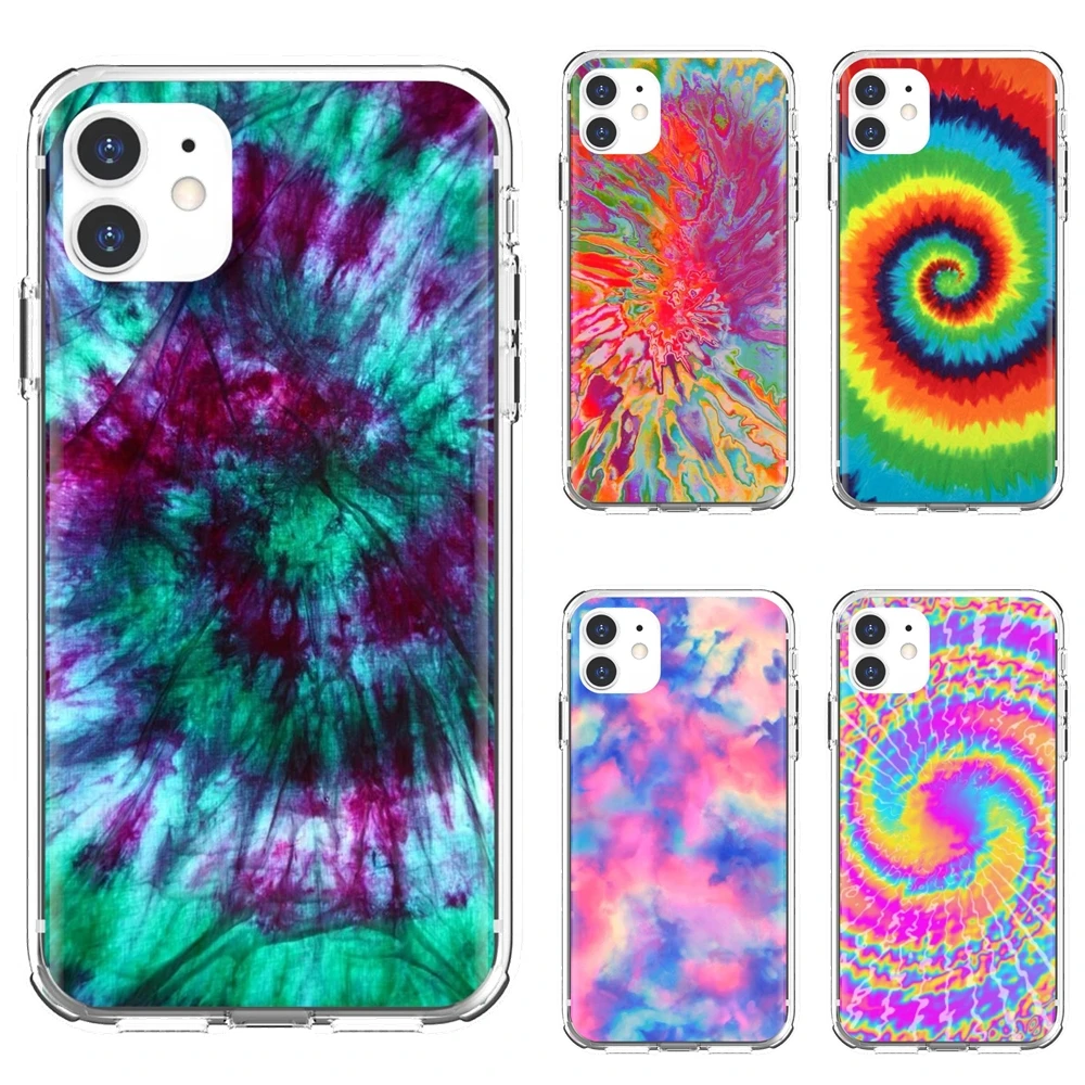 

Soft Cases Tie-Dye-Tumblr-Background For iPhone 10 11 12 13 Mini Pro 4S 5S SE 5C 6 6S 7 8 X XR XS Plus Max 2020