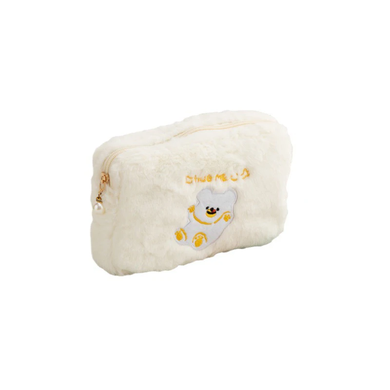 Плюшевая косметичка милый маленький медвежонок кролик Портативная сумка для