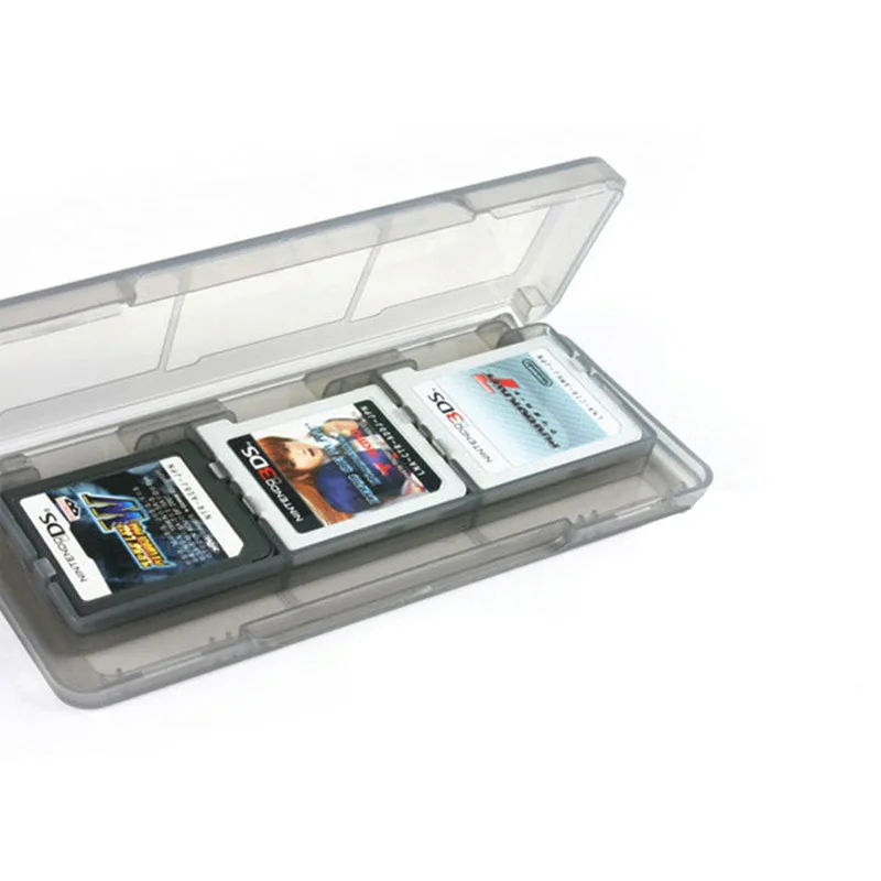 Прозрачный чехол для хранения игровых карт 6 в 1 коробка картриджей Nintendo 3DS XL LL NDS DSi