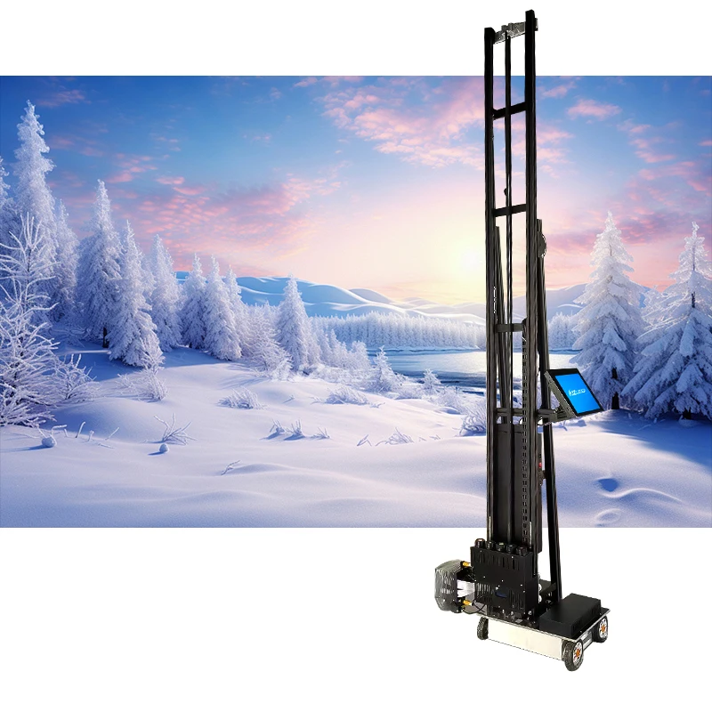 Высокое разрешение УФ-настенная печатная машина Струйный принтер