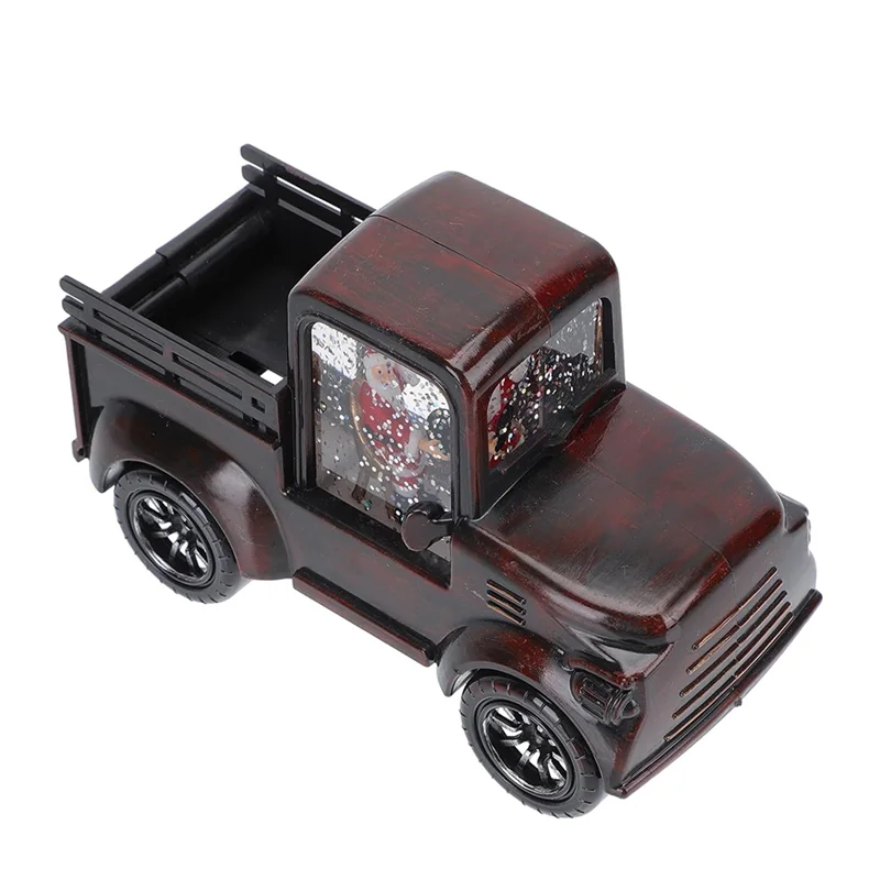 Ночник Санта-Снежный Шар Винтаж Грузовик Рождественский Настольный Фонарь