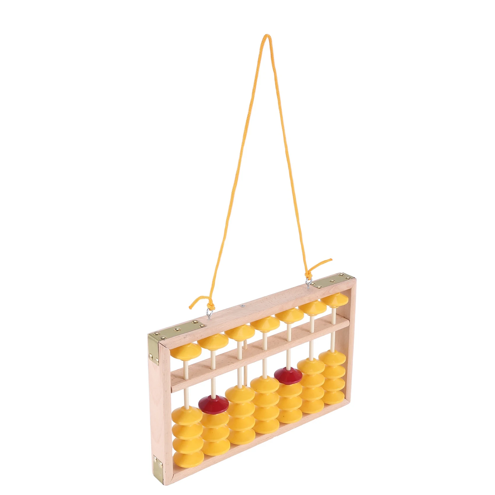 7-колонковый нескользящий Подвесной деревянный Abacus Chinese Soroban учебный инструмент