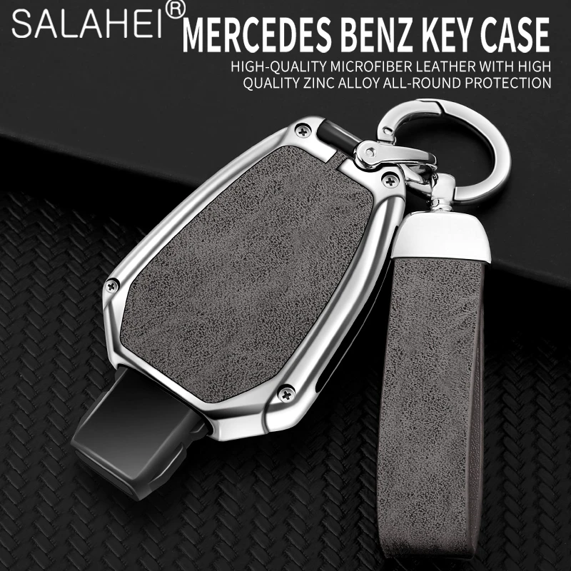 

Car Remote Key Case Cover Fob For Mercedes Bnez CLA GLC GLA GLK W203 W210 W211 W204 W176 A B C R Class AMG Keychain Accessories