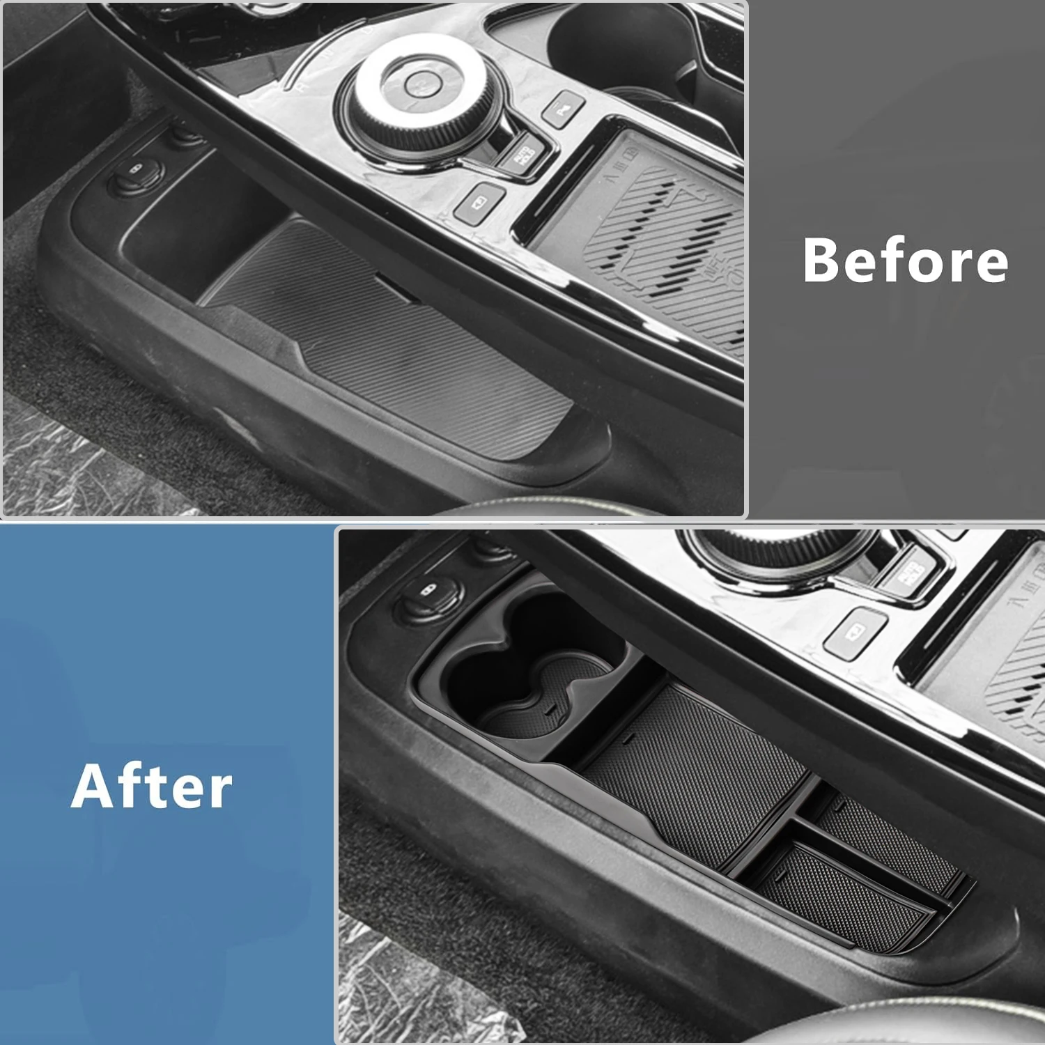 Органайзер центральной консоли для KIA EV6 2022 2023 2024 подлокотник контейнер хранения