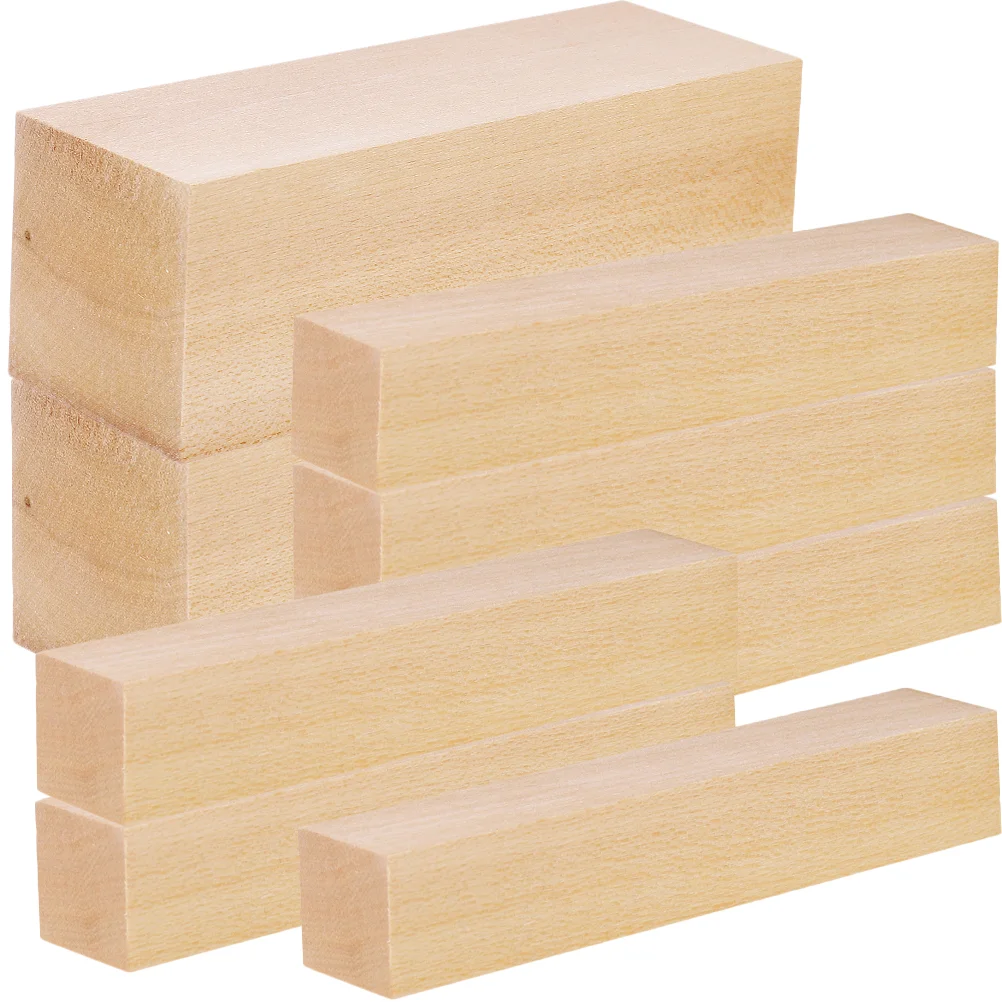 

Wood Carving Blocks Block Wooden Stamp Basswood Stamps Stampers Embossing Whittling Seal Scrapbooking Diary Book Cube Stamper