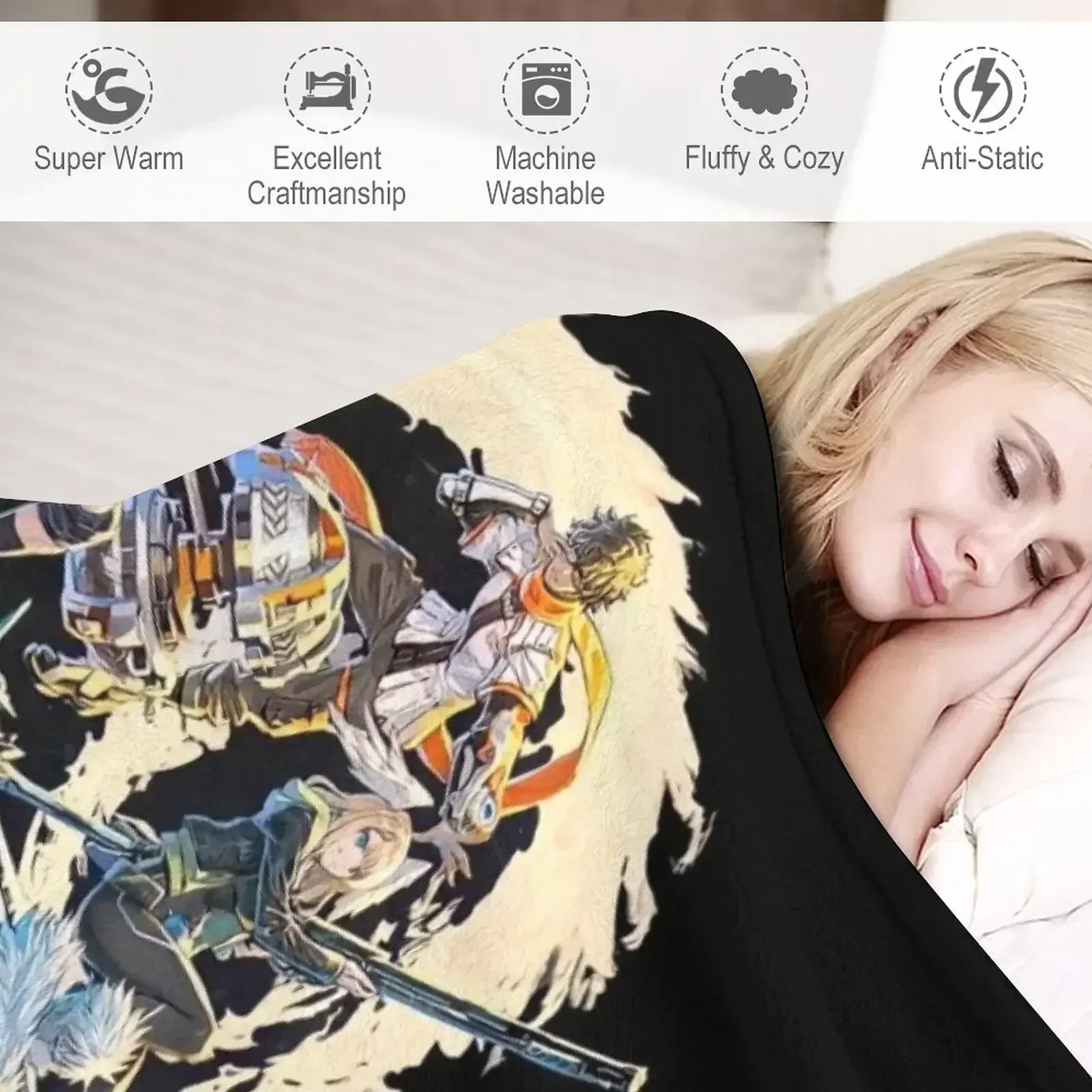 Одеяло All Times Of Xenoblade 3 декоративные кровати одеяла