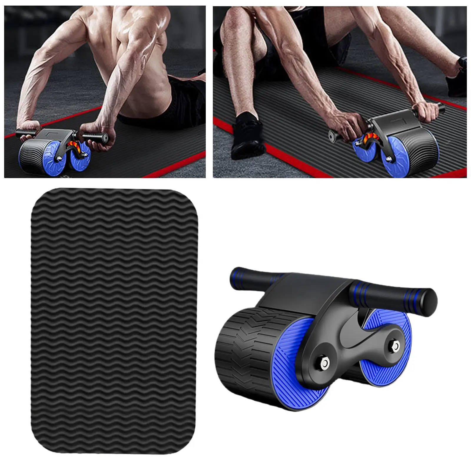 

Abdominal Roller Exercise Non Slip ABs Wheel Roller for Workout
