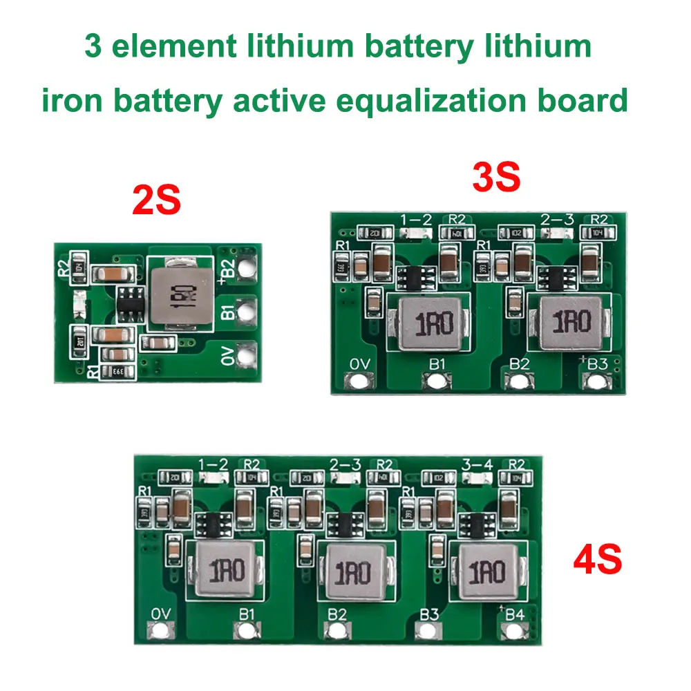 

2S 3S 4S 1.3A Lithium Battery Lifepo4 Battery Active Balancer Energy Transfer Active Equalizer Ternary Balance Board for thermal