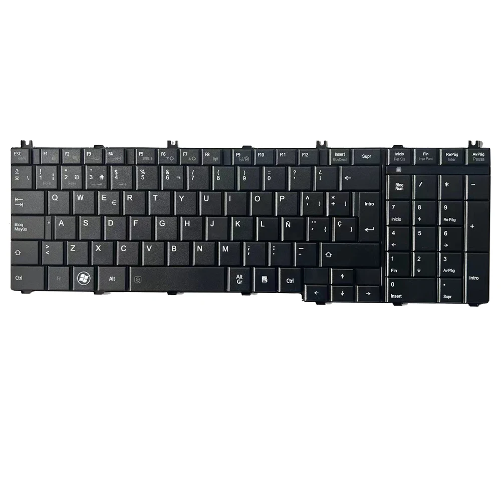 

Spanish SP/Latin LA Keyboard For Toshiba Satellite C650 C650D L650 C670 L750 L750D L670 L675 L675D C660 C660D C655 L655 L655D