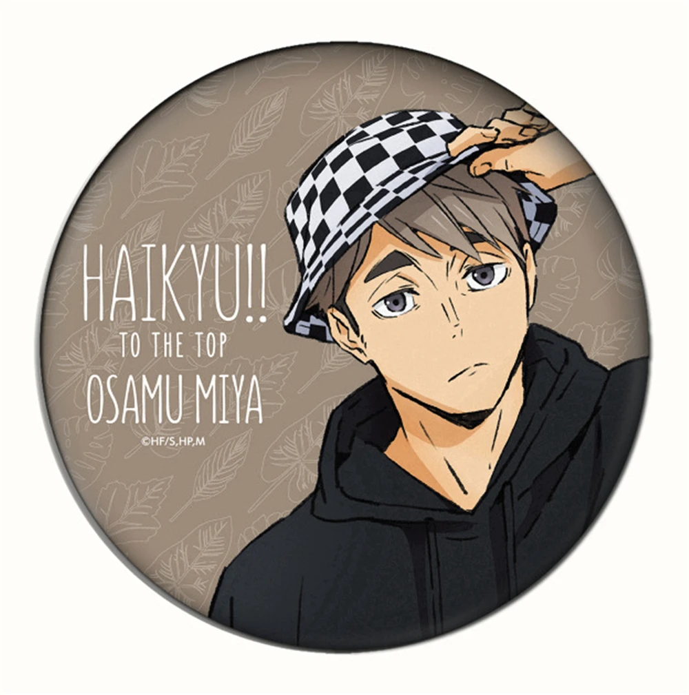 58 мм аниме Haikyuu Daichi Sawamura Ryunosuke Tanaka Aone Takanobu косплей значок булавка SPTE жесть брошь ﻿   Опора Gilf (art.: 3920d2ed920f4) - 3920d2ed920f4
