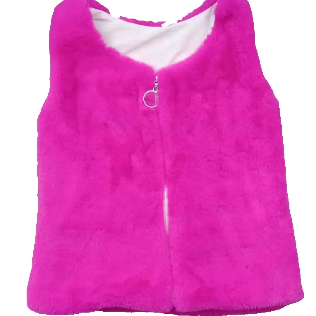 Фиолетовое зимнее пальто для девочек верхний жилет верхняя детская одежда