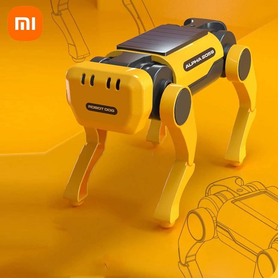 Xiaomi Youpin электрическая Механическая Собака корова детская развивающая сборка