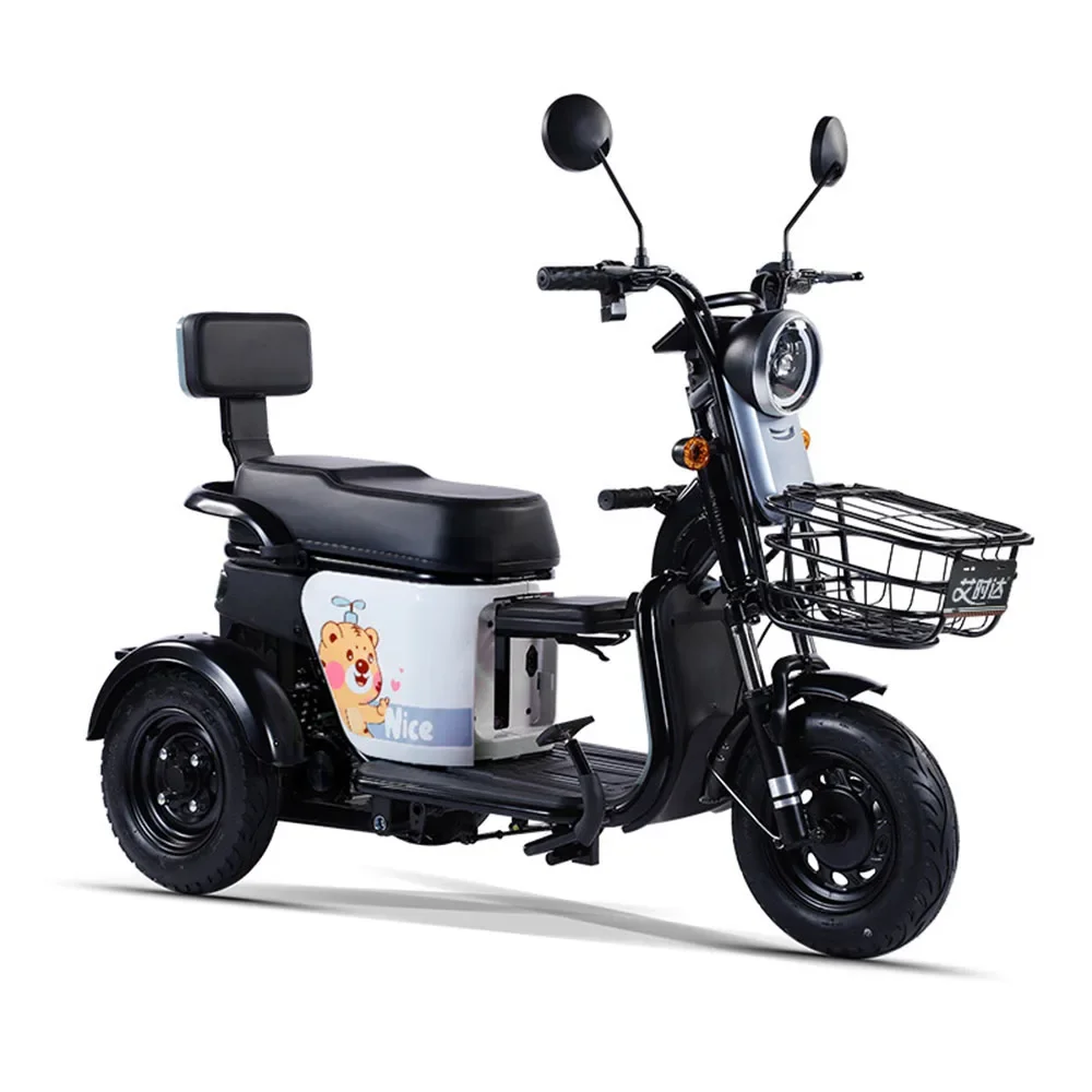 

Электрический трехколесный мобильный скутер с умным чипом, двойная тормозная система, ЖК-инструмент, двойной двигатель, термопрессованный чехол для сиденья