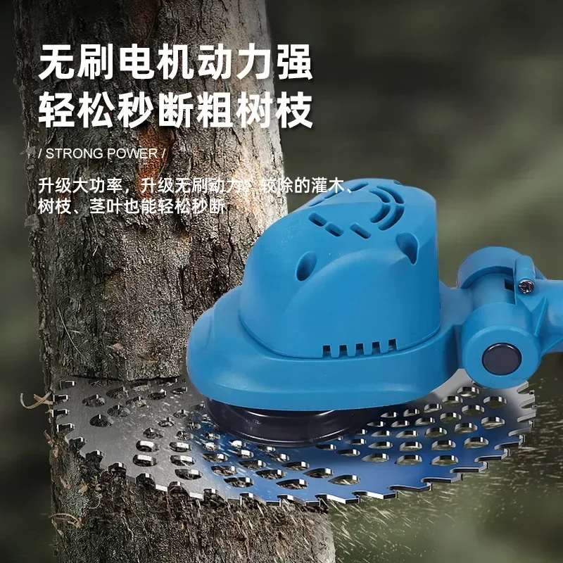 Электрическая беспроводная бесщеточная газонокосилка 21 В высокая мощность