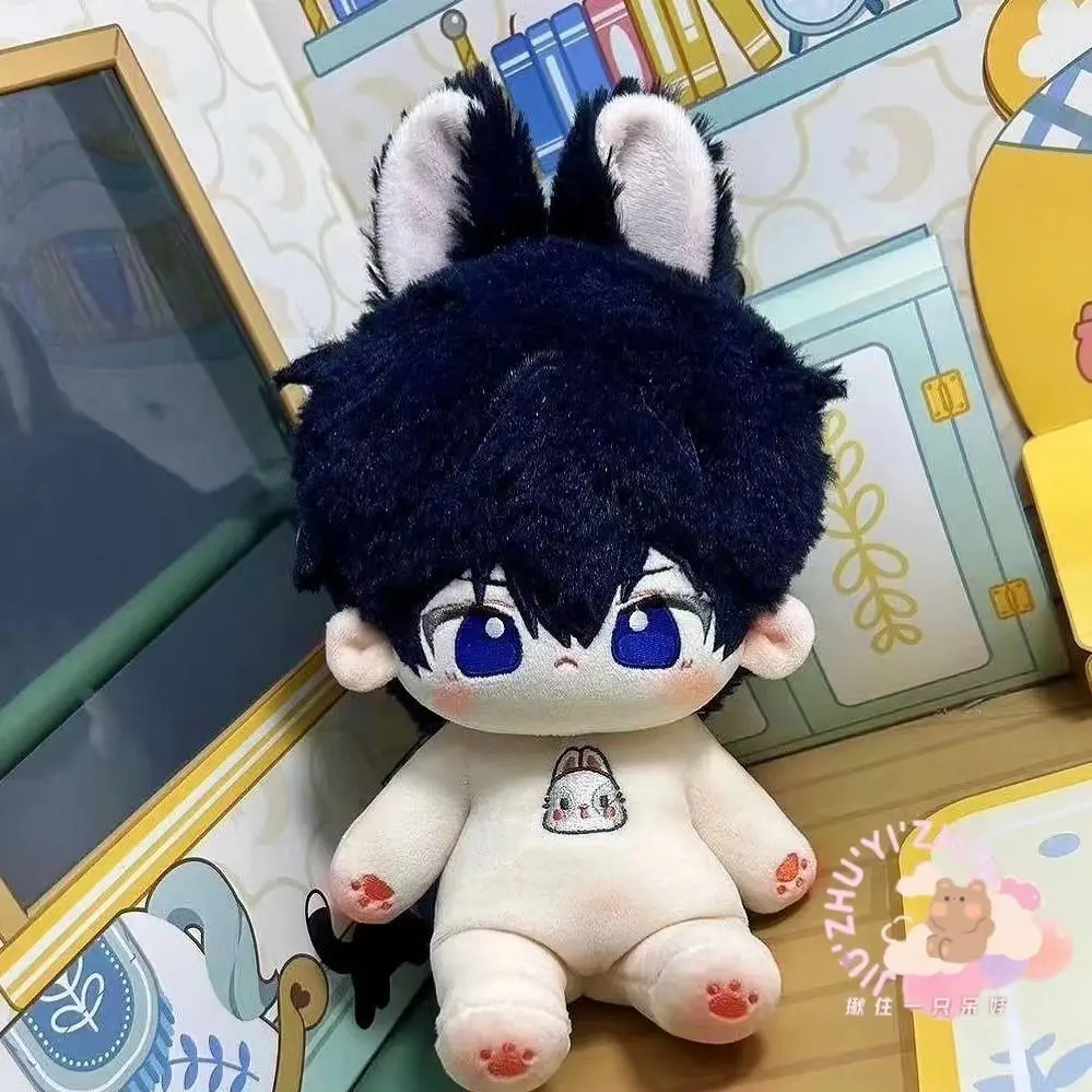 

Anime BLUE LOCK Isagi Yoichi Game Cosplay Plush Stuffed Doll Body Dress UP Cartoon Cotton Plushie Lovely Mascot Xmas Gift 20cm