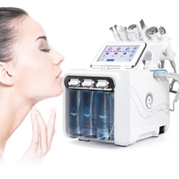 new 6 in 1 aqua clean beauty water dermabrasion hydra peeling facial analyzer h2o2 small bubble microdermabrasion machine