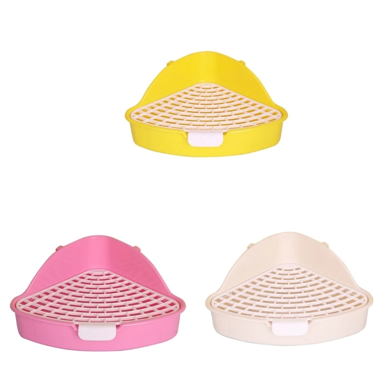 

Маленький треугольный горшечный тренажер для животных, угловой туалет для домашних животных, угловой наполнитель, постельное белье для хом...