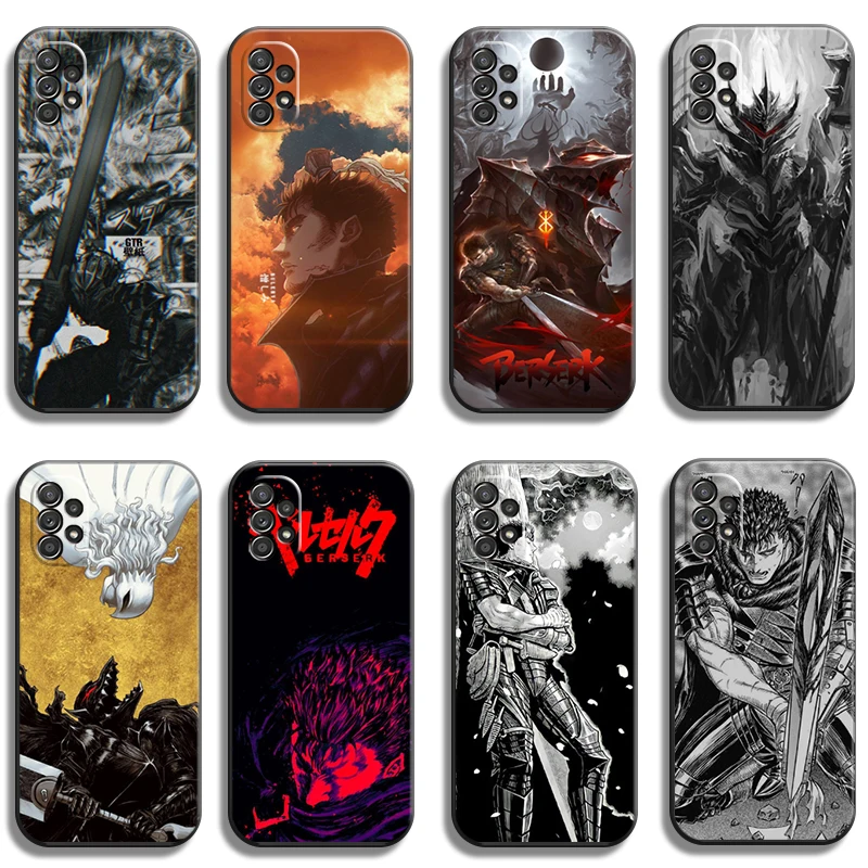 

Berserk Japanese Anime Phone Cases For Samsung Galaxy A51 4G A51 5G A71 4G A71 5G A52 4G A52 5G A72 4G A72 5G Cases Back Cover