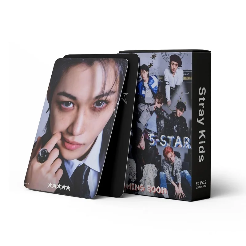 

Kpop Idol Lomo Card Straykids Fan Meeting With Postcard Album New Cards With Printed Photo Gift Collection Photo Fans 55 Pcs/set